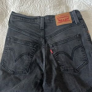LEVIS ribcage straight ankle jeans